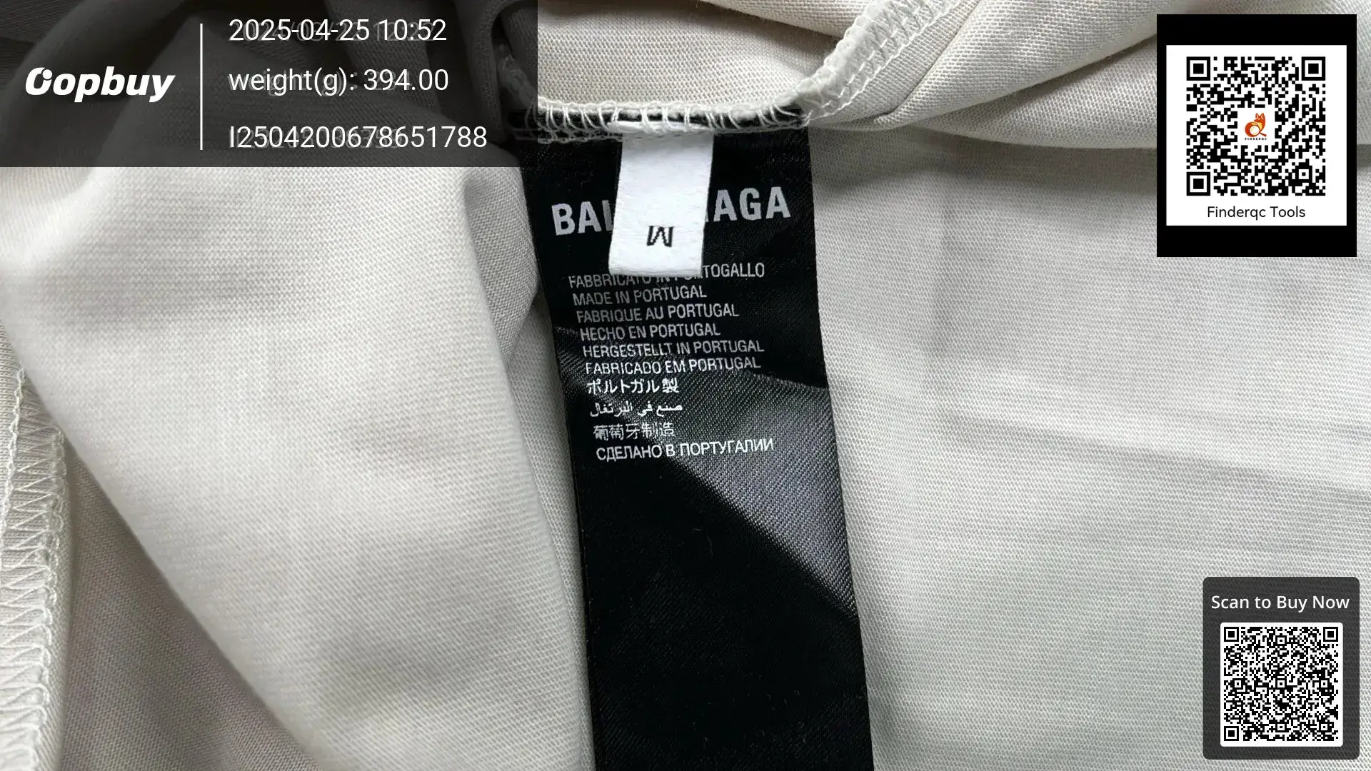 Nanyou High Goods Original Standard Paris B 24fw New Letter Printing Heavy Industry Destruction Loose Short-sleeved T-shirt Top