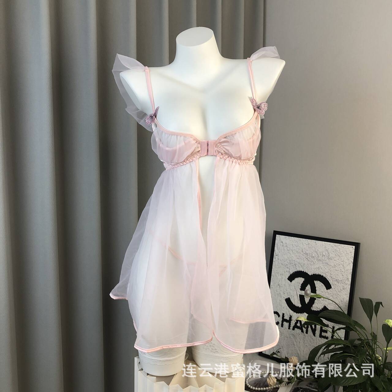 Zhixin sexy lingerie sexy free off small chest steel support temptation battle robe uniform passion pajamas women's high sense 8040