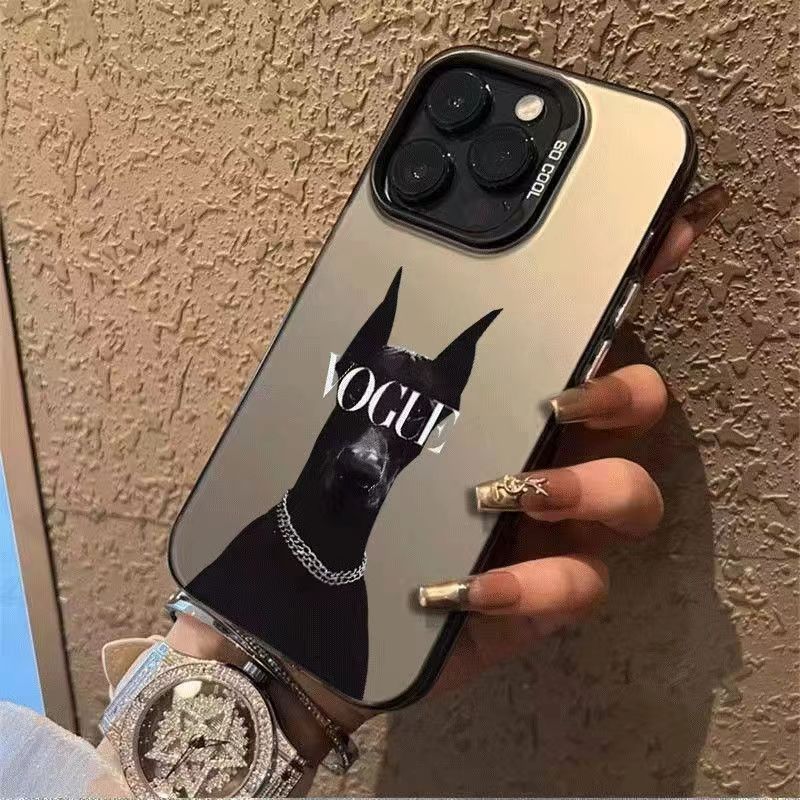 Doberman Suitable for Apple 16 Phone Case, New iPhone 16 Pro Max High-Value Design, Matte Anti-Drop for 15/14/13