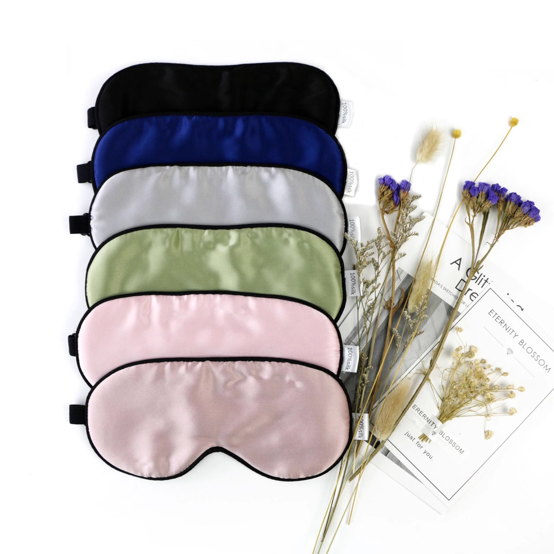 Special Offer Double-Sided Silk Sleep Mask, Lightweight, Light-Blocking, Filled with Mulberry Silk, Adjustable