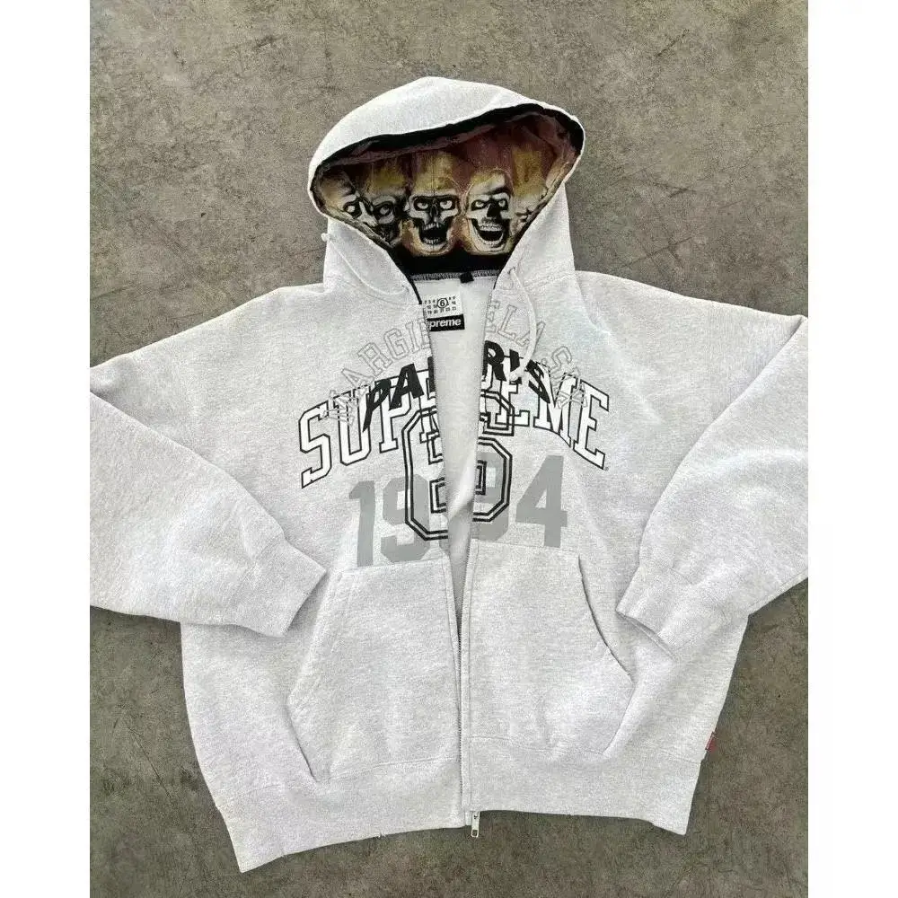 1994 英文印花连帽衫