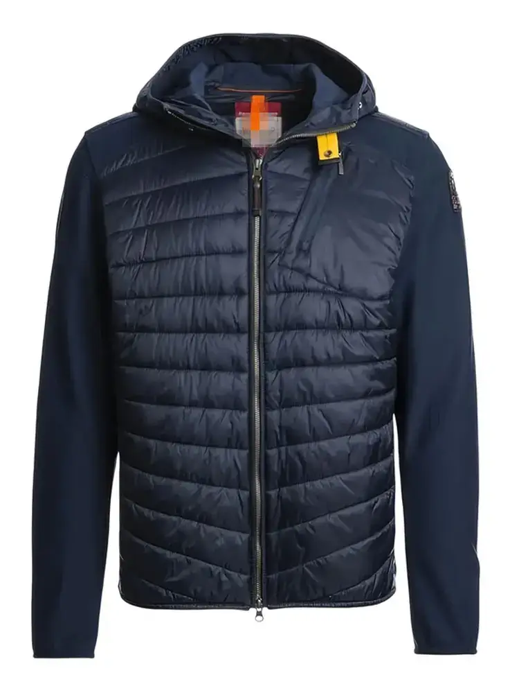 Parajumpers Navy Quilted Hooded Jacket