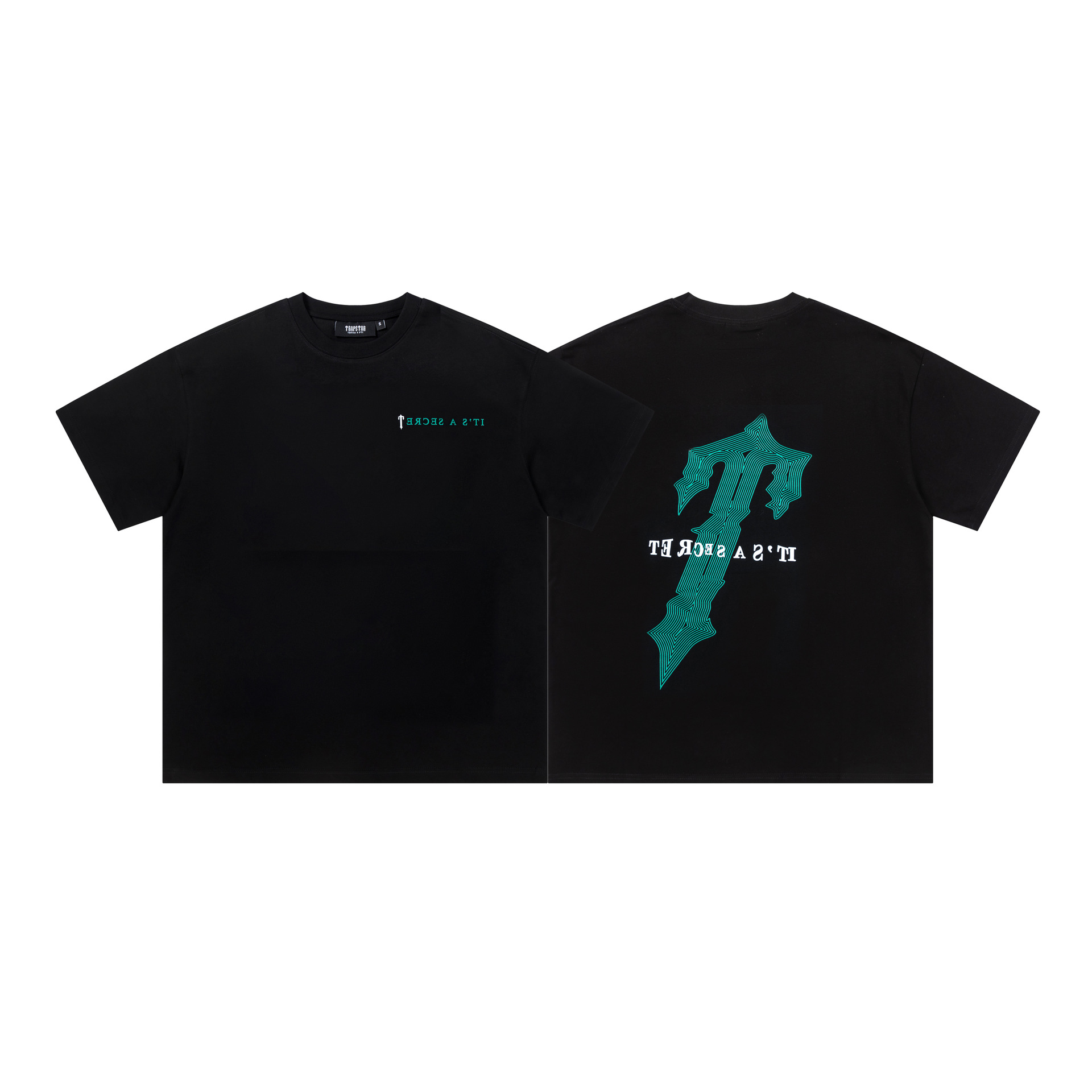Cross-border Trapstar Summer Graffiti Letter Printing European and American Street Fashion Brand Loose Casual Men's and Women's Short-sleeved T-shirt