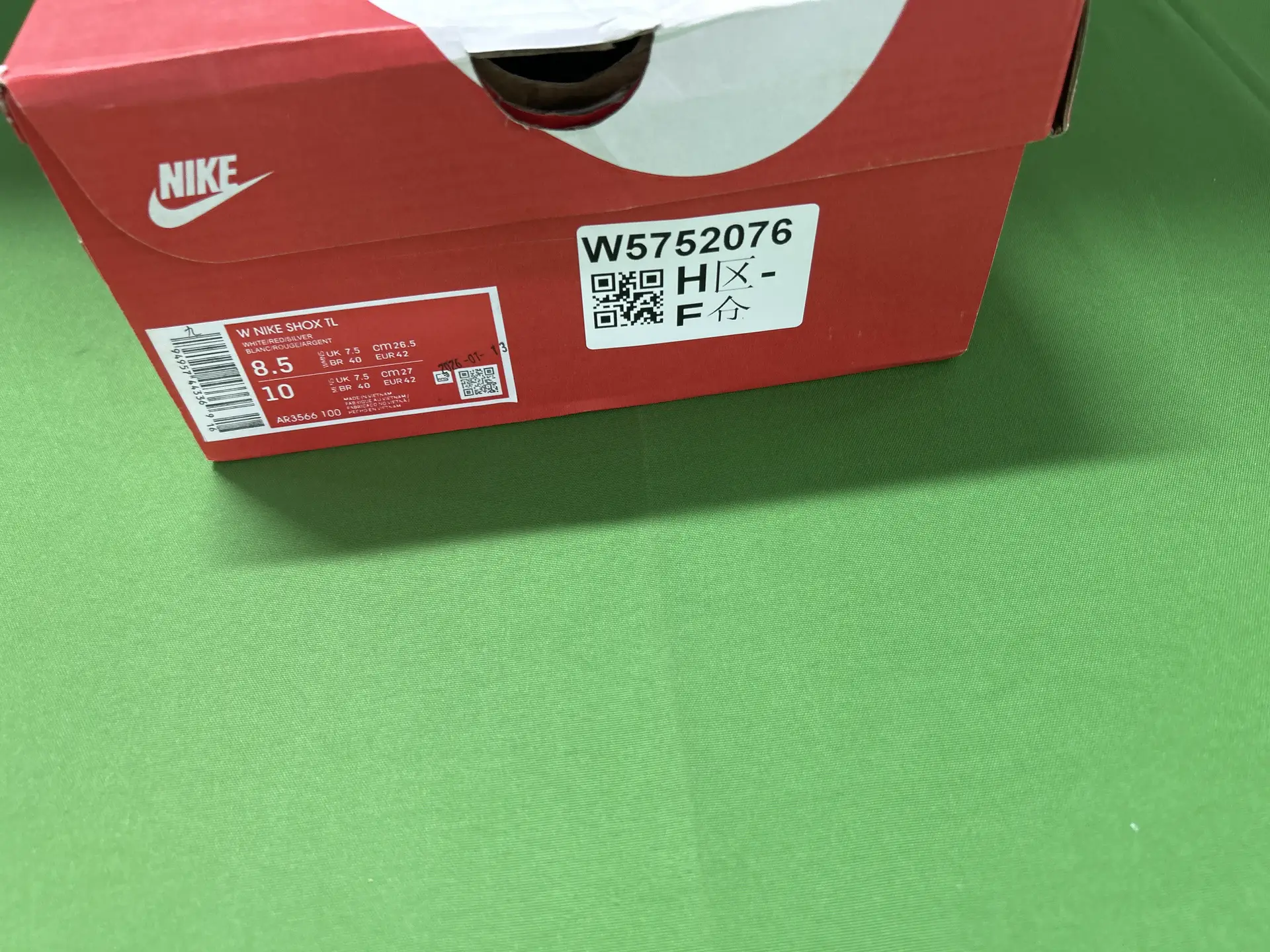 Nike Shox TL WHITE/RED-SILVER
