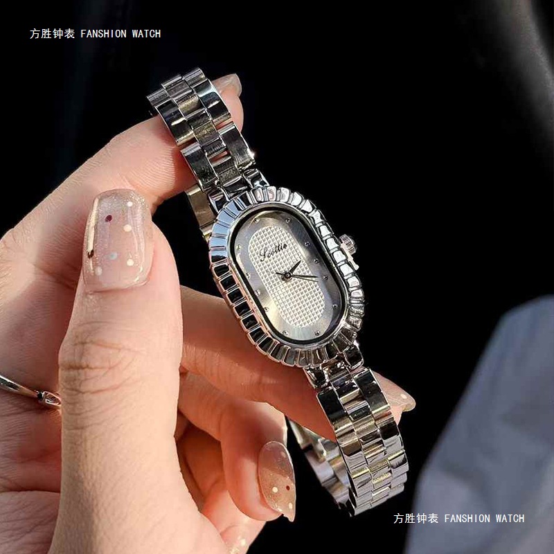 Scottie Luxury Vintage Fashion Watch for Women, Cross-Border Hot-Selling Chanel-Style Retro Women's Watch with Square Dial