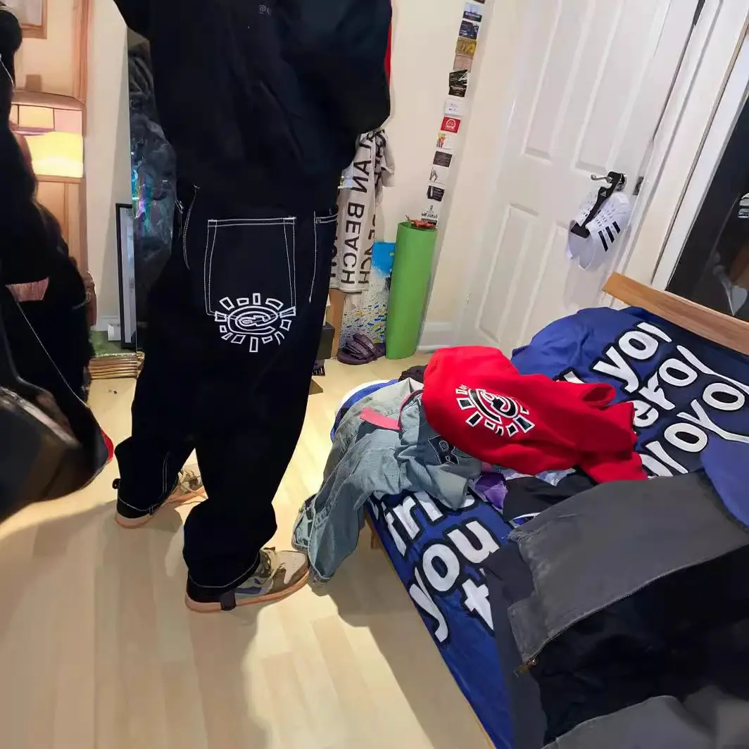 AD 太阳 牛仔裤
