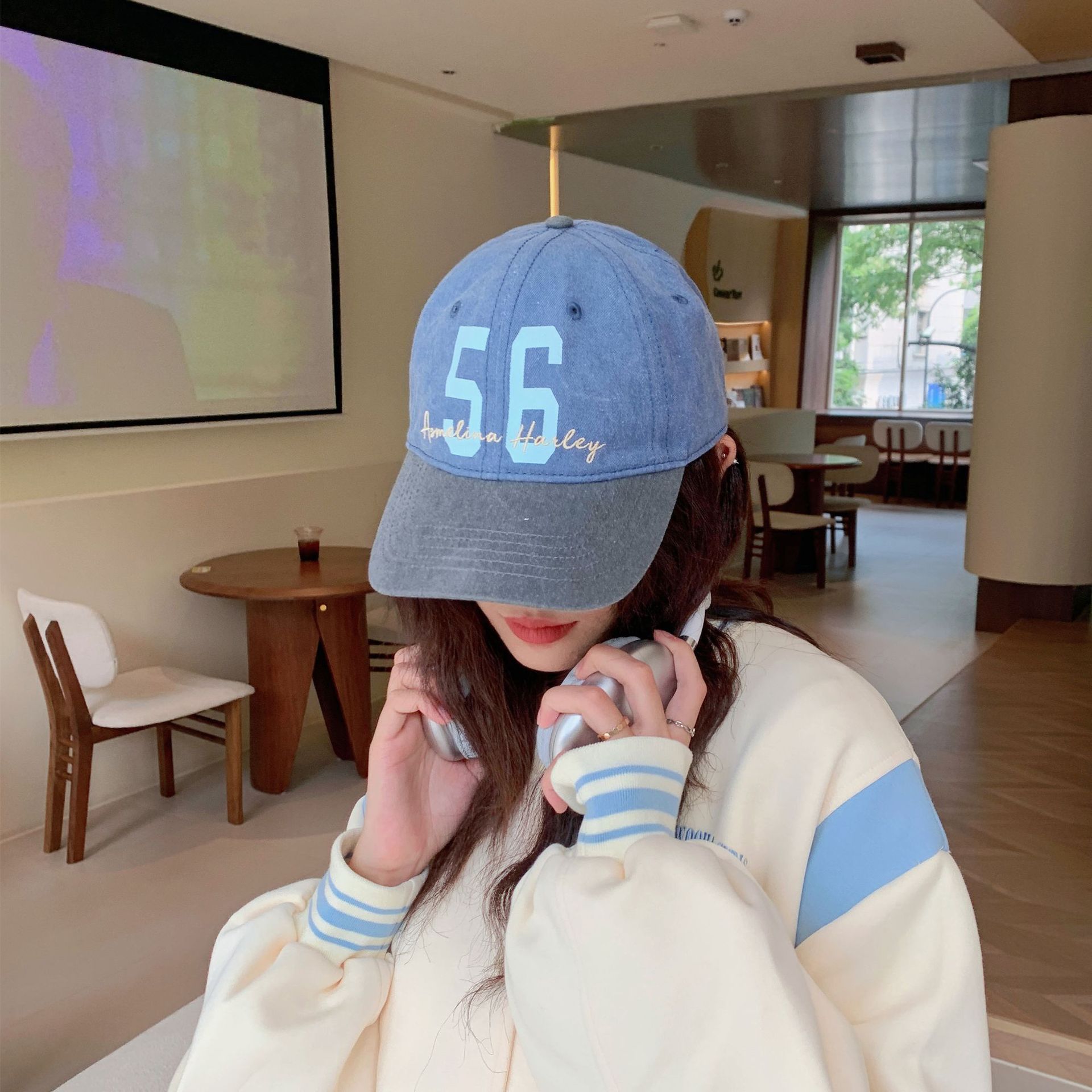 2026 New Model Enlarged and Deepened Size 56 Baseball Cap Sunshade Sun Protection Face-Slimming Duckbill Hat Large Head Circumference Versatile Hat