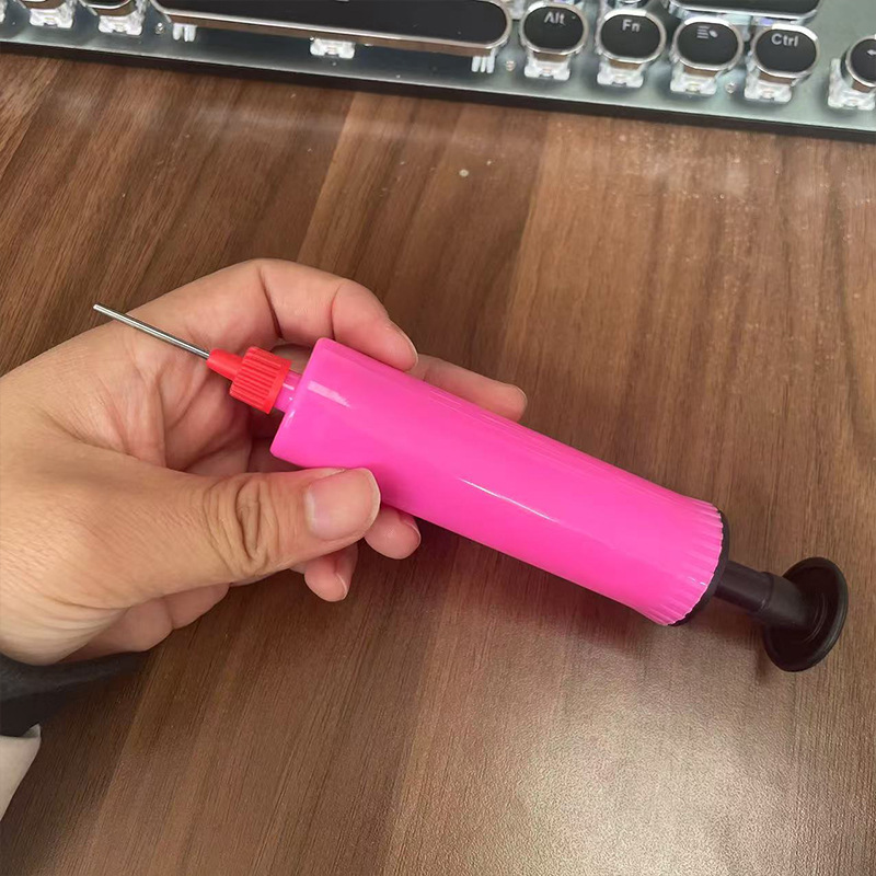 small size Mini Inflator New Hand Push Plastic Environmental Protection Yoga Fitness Ball Durian Balance Ball Inflatable