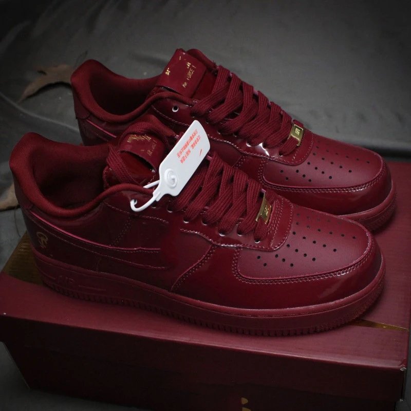 Nike Air Force 1 Sapphire Black Bean Beans