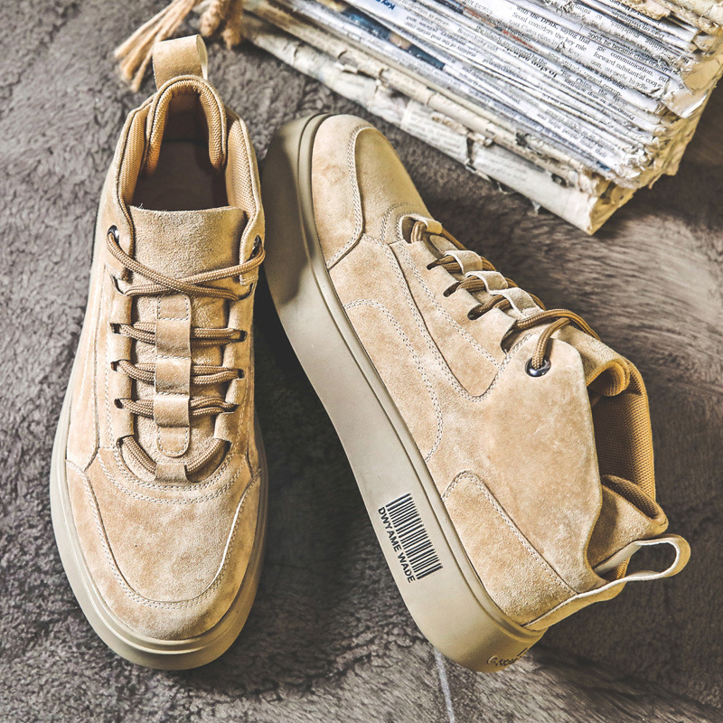 Extra Large Men's Shoes 2025 Spring & Fall New High-Top Casual Shoes Fashionable Versatile Sports Shoes Air Force One Sneakers
