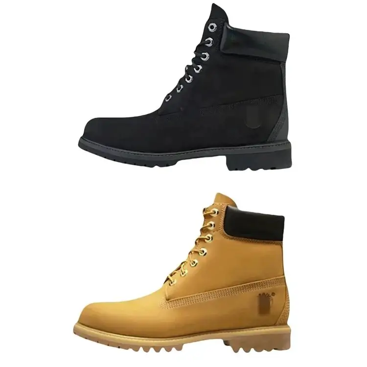 Work Boots Black and Tan