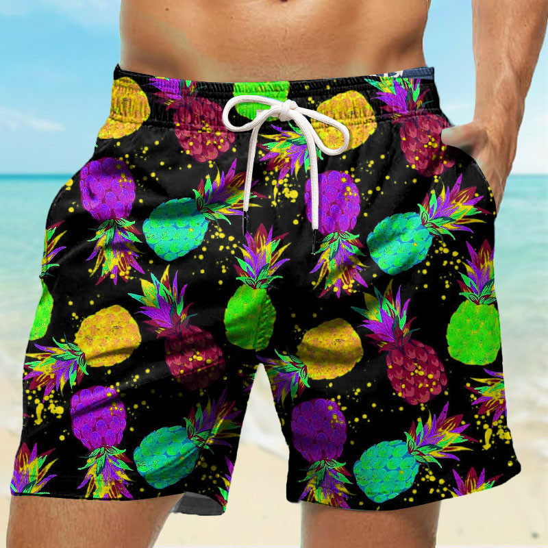 Cross-Border Shorts Summer Men's Beach Shorts Trendy Casual Shorts Men's Independent Site Aliexpress Breathable QC-foto från 1688 på Qualit.ly