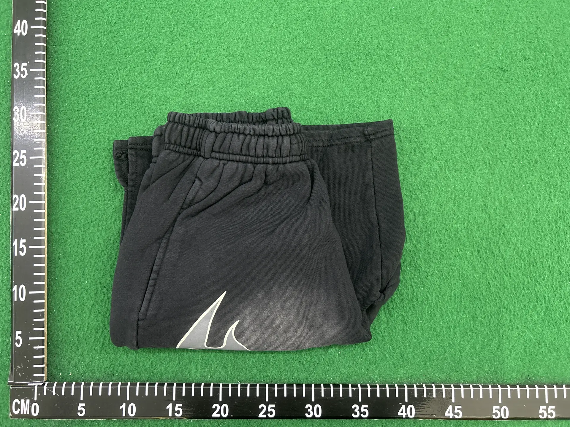 American style color blocking high street hip-hop splicing foam printing retro men's and women's casual pants trumpet pants trendy sports pants
