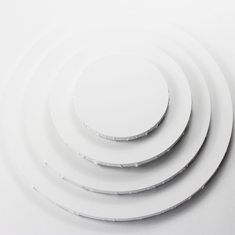 Round Acrylic Canvas Picture Frame Stand-alone Frameless Picture 280 Cotton Diameter 40 Round Picture Frame MDF Canvas Picture Paper