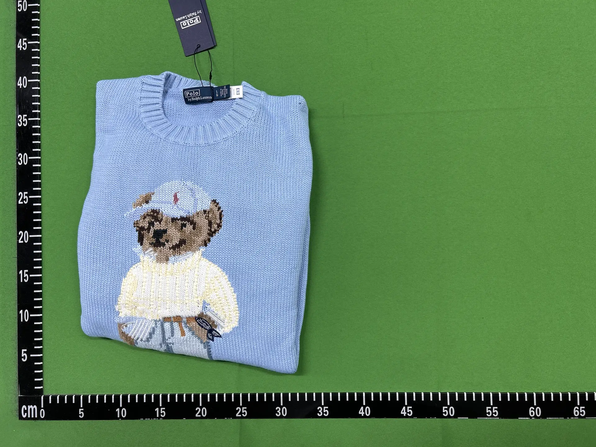 Polo Ralph Lauren Bear Sweater Light Blue