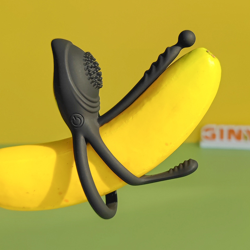 Male Adult Sex Toys Vibrating Precision Lock Ring Delay Penis Ring Vibrating Cock Ring