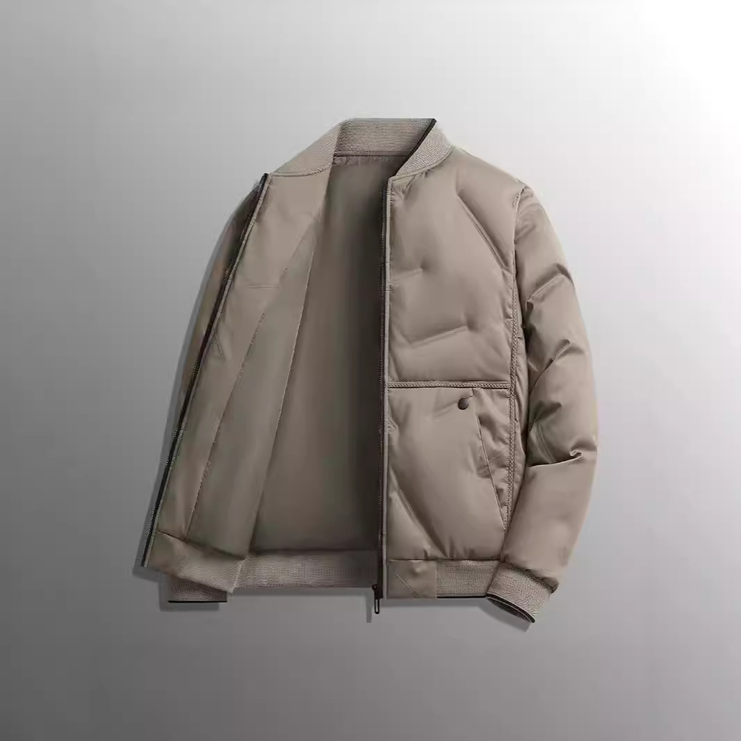 Trendy Thick down Cotton Jacket for Tiktok Live Sales, Autumn and Winter Warm Cotton Coat for Middle-Aged, Winter Outerwear, Cotton-Padded Jacket