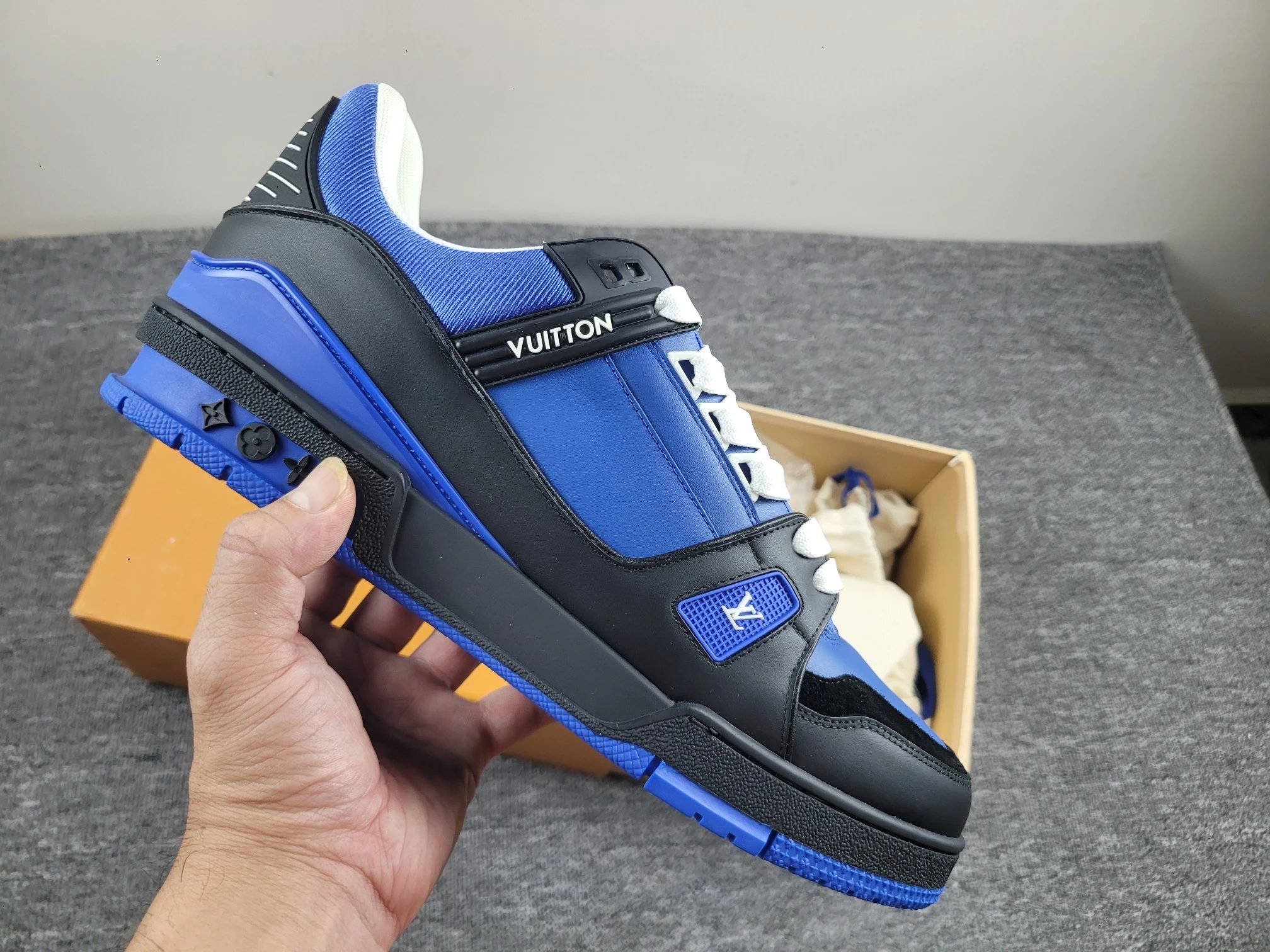 Louis Vuitton LV sneakers Foto QC de WEIDIAN na Qualit.ly