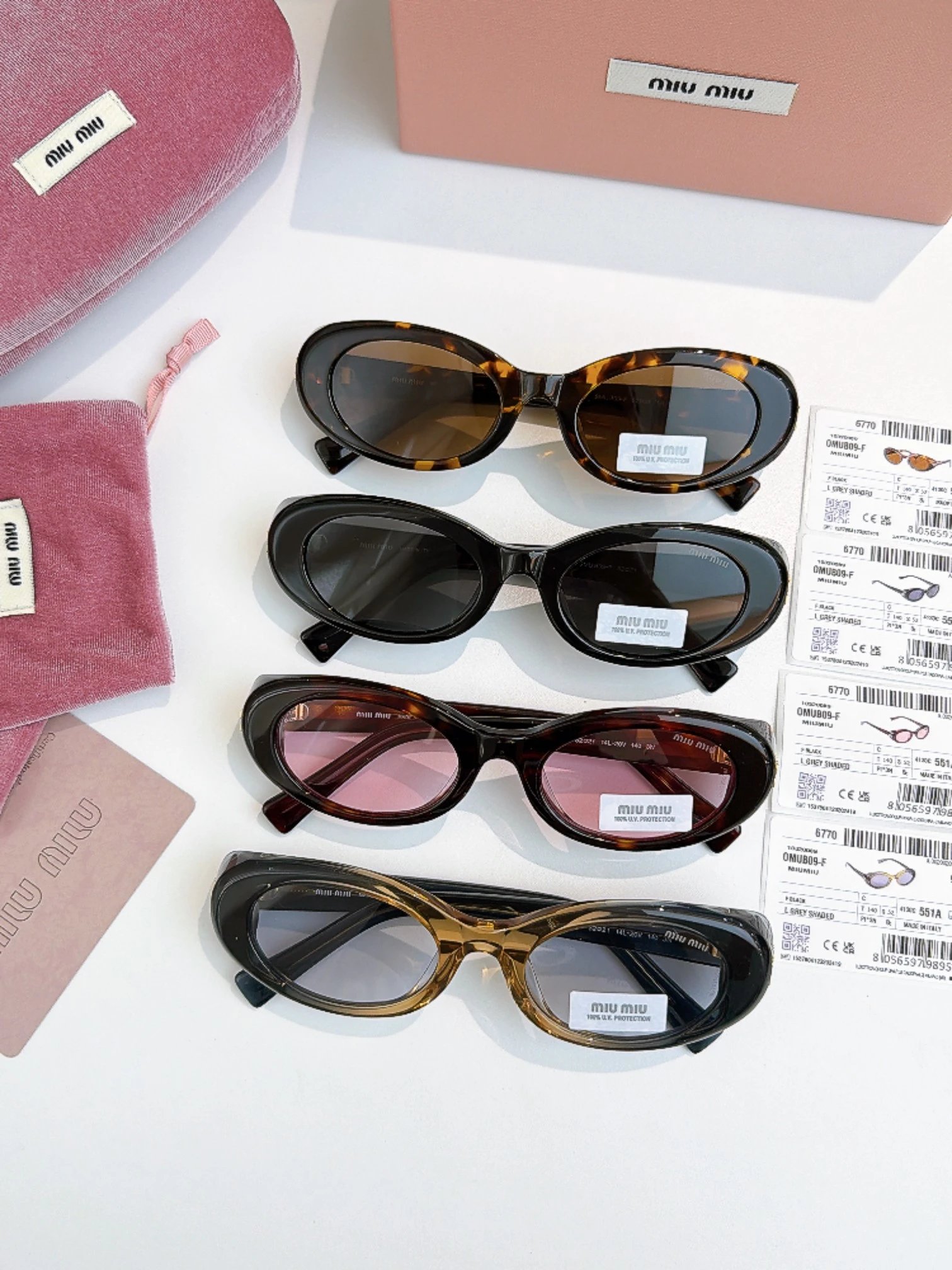 Miu Miu OVMU089-F Cat Eye Sunglasses