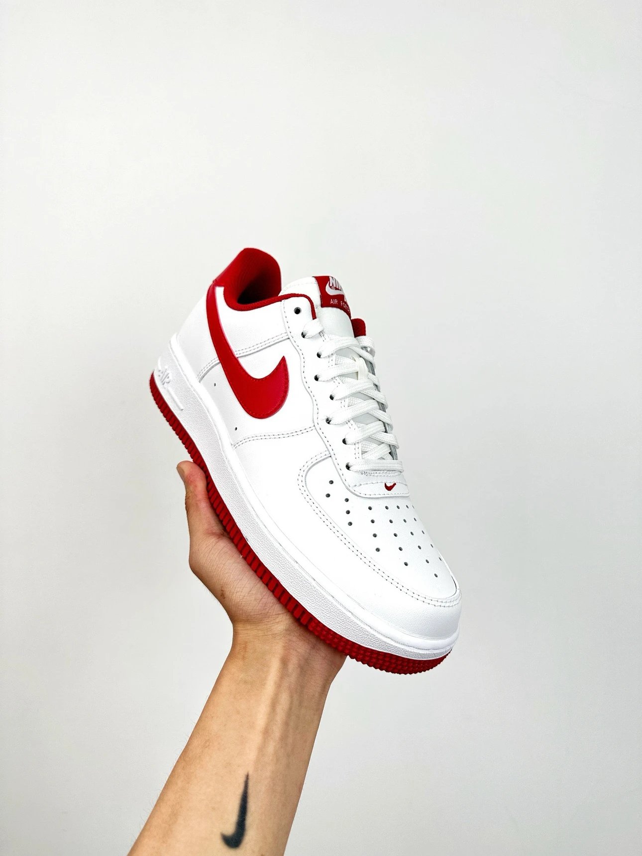Air Force white and red