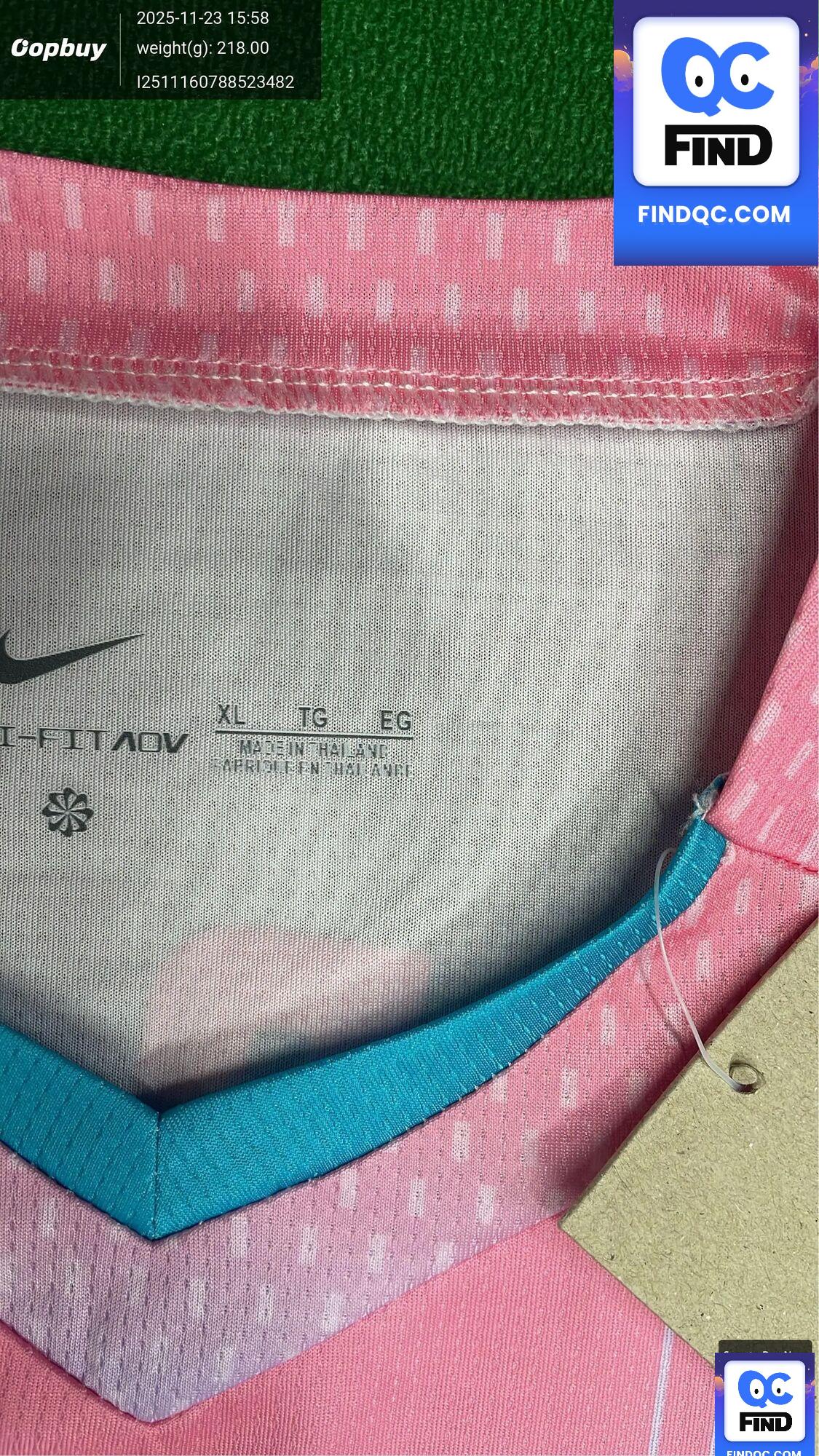 FC Barcelona 2023-24 Third Kit Pink QC