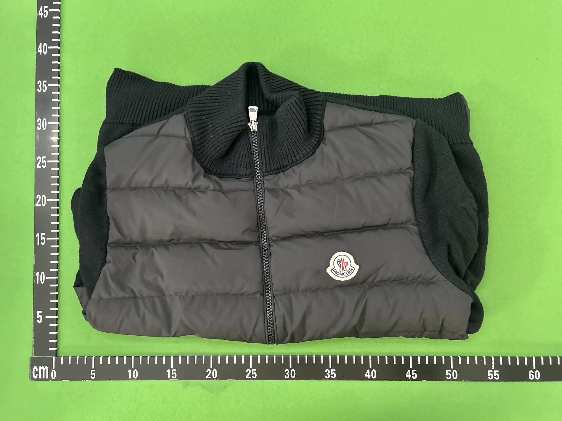Moncler Padded Knit Jacket Black
