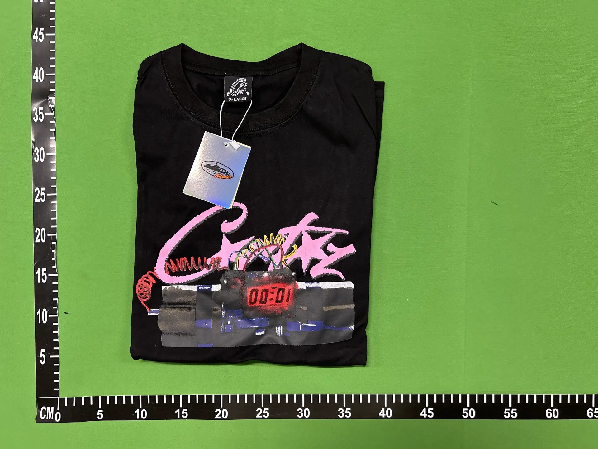 High-Quality Corteiz British Street Hip-Hop Printed Short-Sleeved T-Shirt for Men, Summer Trendy Brand, Pure Cotton Half-Sleeve T-Shirt