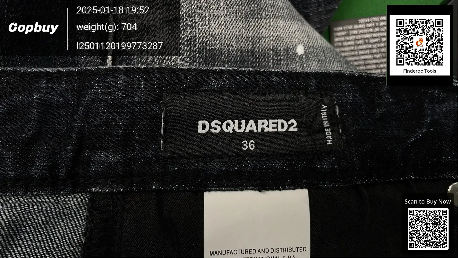 2026 Spring New Ripped Patch Black-Gray Mid-Waist Zipper Slightly Stretchy Slim Fit Straight-Leg D2 Jeans for Men