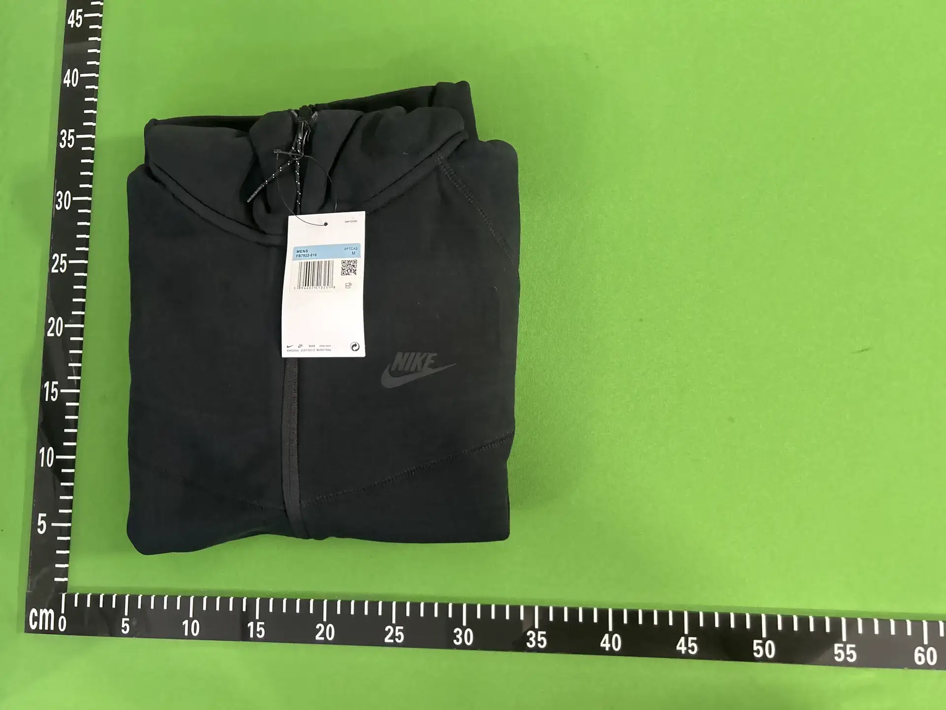 Nike Men's Tech Fleece Full-Zip Hoodie Black FB7922-010