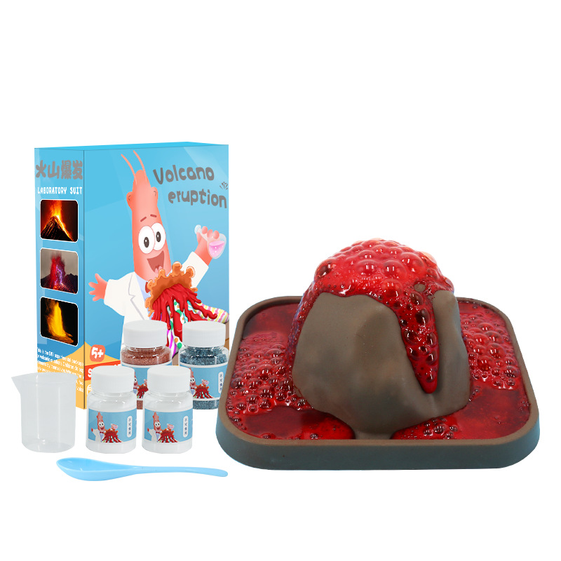 Volcanic Burst Experiment Material Package Model Science Set DIY Handmade Stem Kidsren's Chemistry Experiment Toys