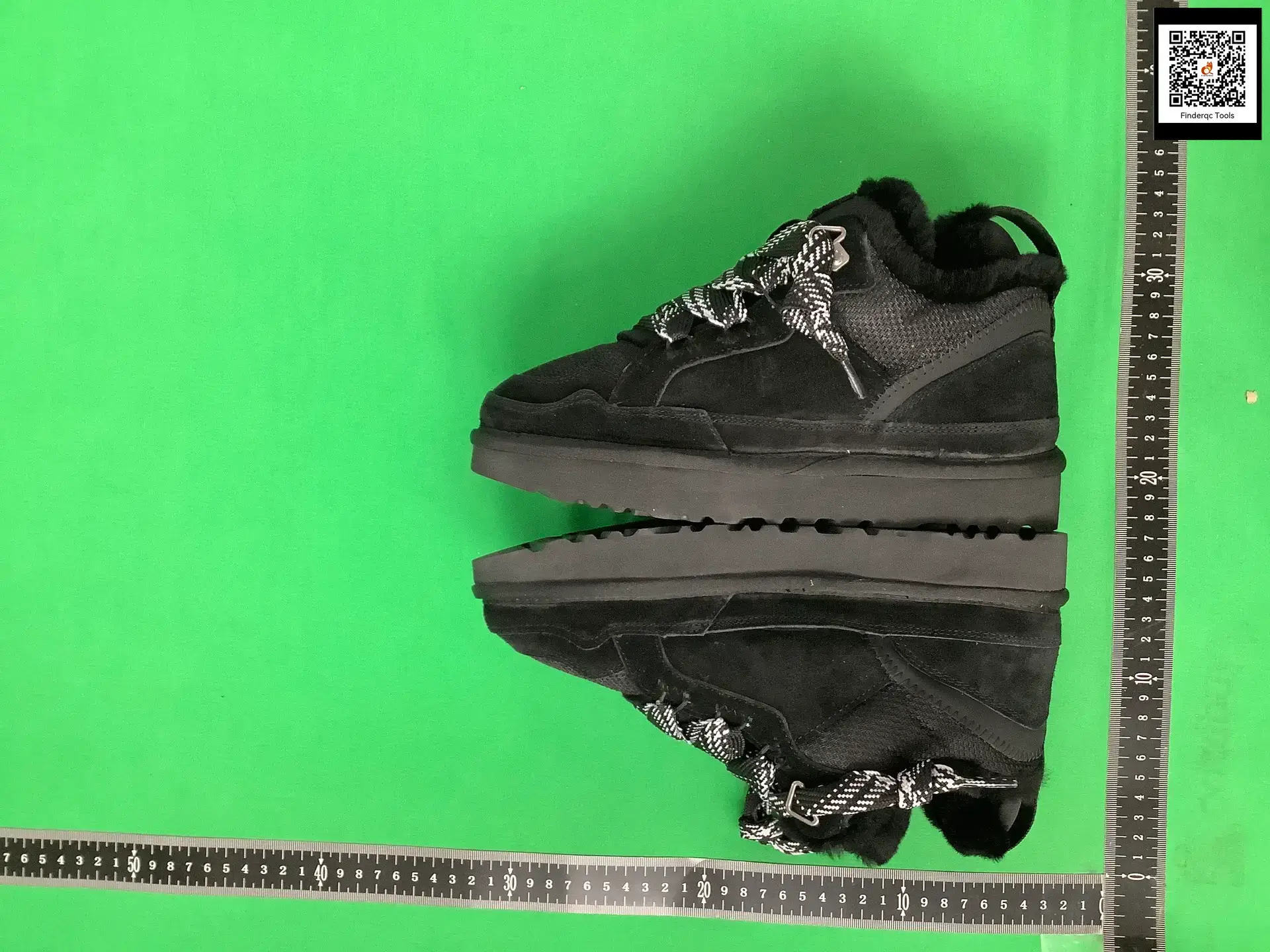 2023 Autumn and Winter New Cattle Fleece Thick-soled Mel Casual Lace-up Non-slip High-top Warm fleece-lined Snow Shoes
