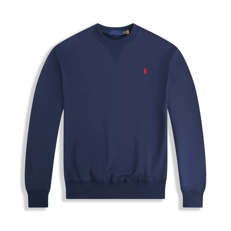 Men's autumn and winter thick velvet pullover round neck sweatshirt pure cotton sweatshirt round neck sweatshirt jacket men's sweatshirt