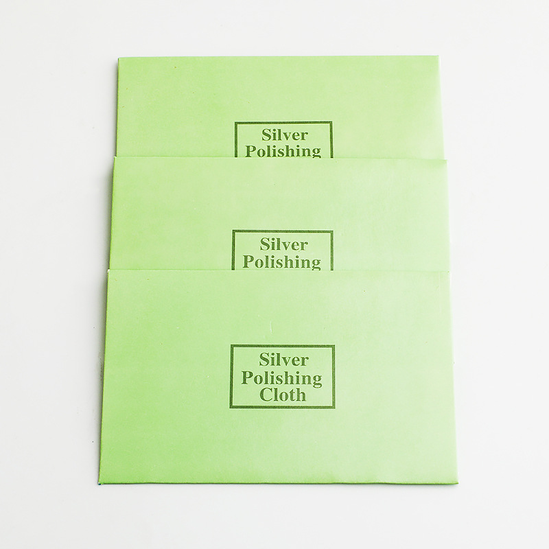 Factory Direct silver cleaning cloth individually packaged high quality double-sided velvet gold cleaning non-T-shaped cloth wholesale 7 × 10cm