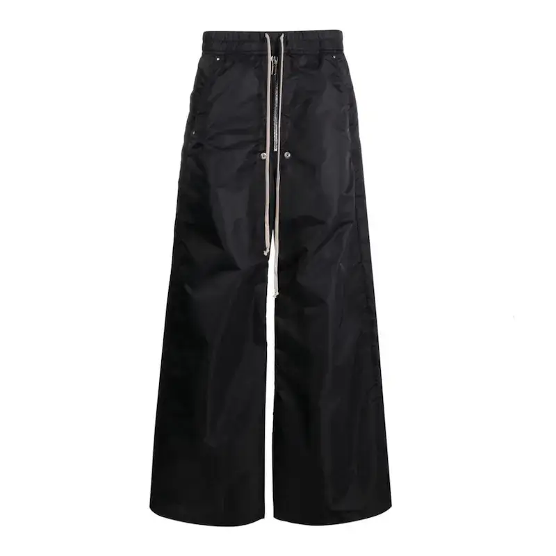 Style Nylon Zip-Up Large Straight-Leg Casual Pants Micro Flared Pants Fashion Youth Fashion Men's Pants Tide Value Best Selling