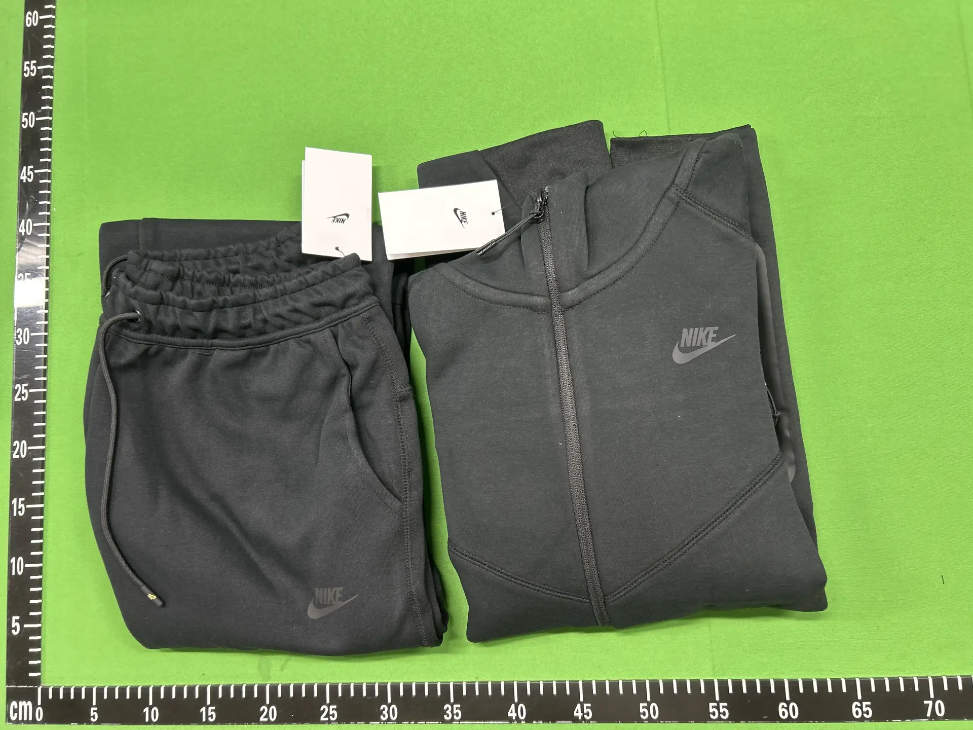 Nike Tech Fleece Full Zip Hoodie and Pants Set Black