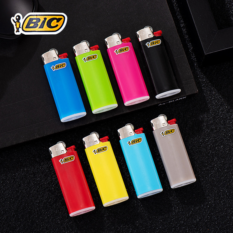 Bick J5 small size grinder open flame inflatable lighter disposable explosion-proof high temperature saigang body lighter