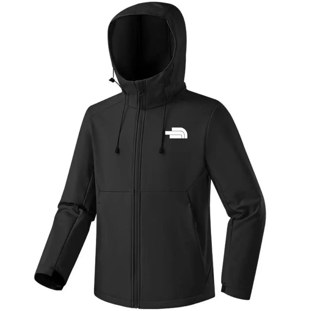 Cross-border foreign trade manufacturers 2025 new outdoor fall and winter punching jacket soft shell leisure hiking travel waterproof outdoor sets