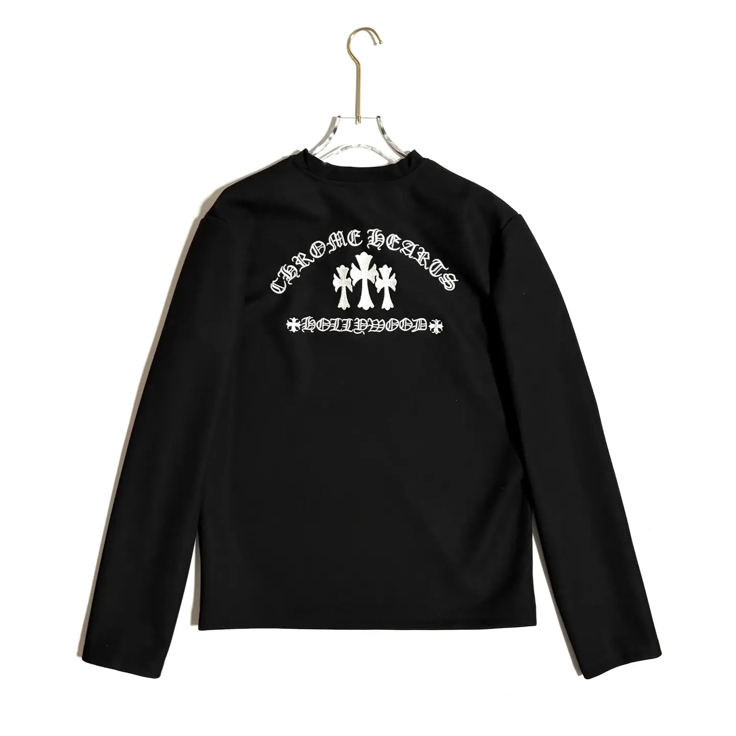 Chrome Hearts Long Sleeve Black T-Shirt