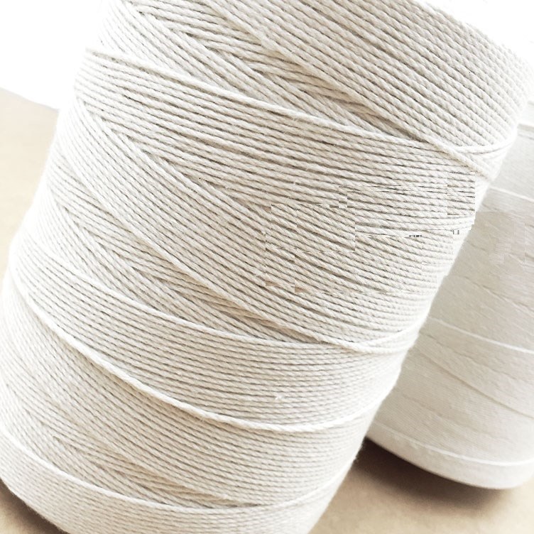Beige three-strand cotton rope cotton thread cotton rope woven 3mm cotton rope thick cotton rope craft woven in stock wholesale