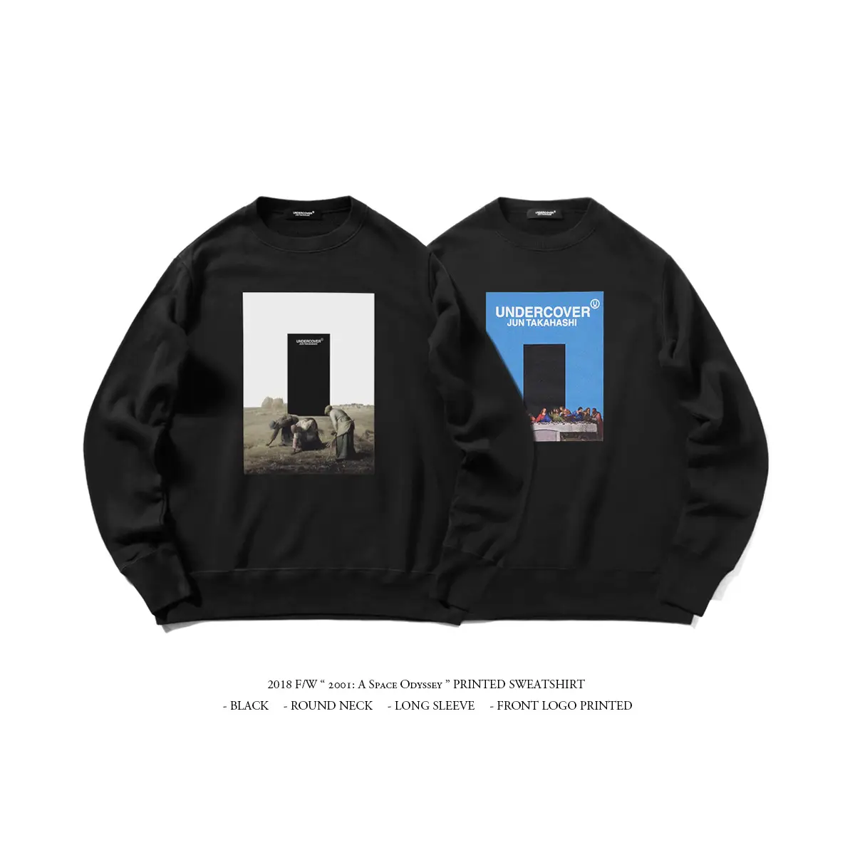 New Uc the Last Supper Undercover Vintage Cotton Men's Pullover Crewneck Sweatshirt for Couples