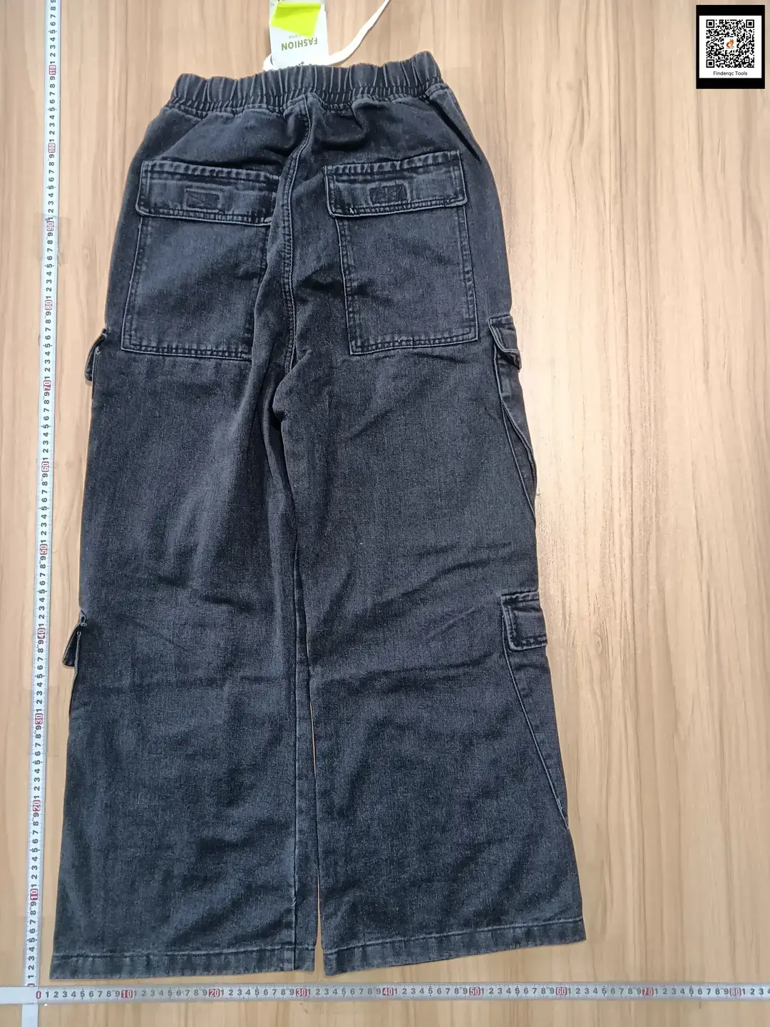 Unmoved version RO style 23ss wide leg washed gray jeans vibe style soot men's and women's overalls