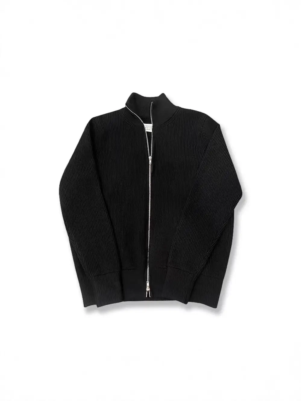 Majia Style High-End Turtleneck Zip-Up Cardigan Sweater for Men and Women, Versatile Knitwear with Long Sleeves, Popular on Instagram