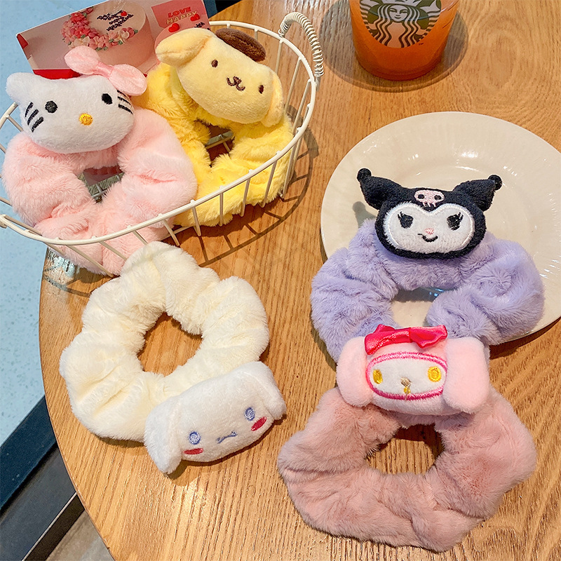 Cute Plush Hair Ring Women's Hair South Korea New Style Merlotti Hair Rope High Elastic Durable Ponytail Head Rope