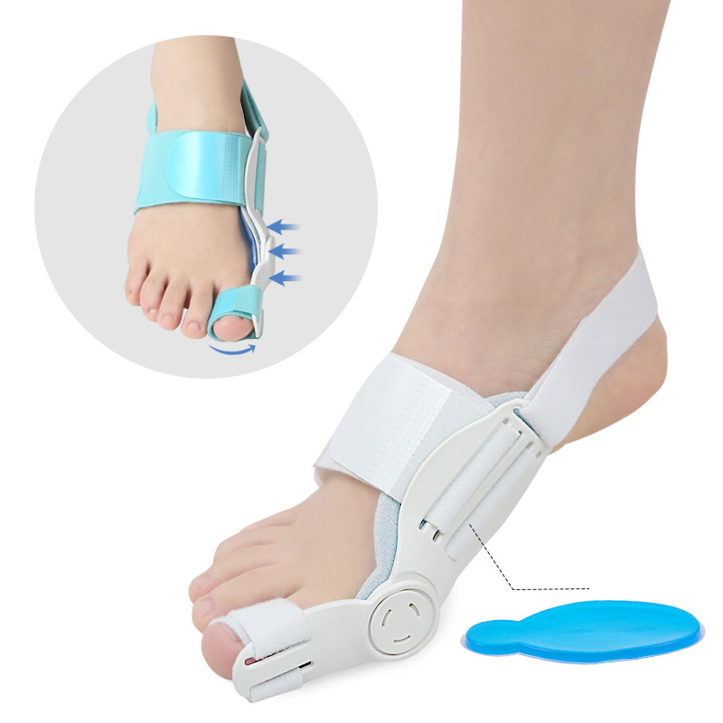 Hardened Gel Pads for Bunion Correctors, Orthopedic Toe Separators for Day and Night Use