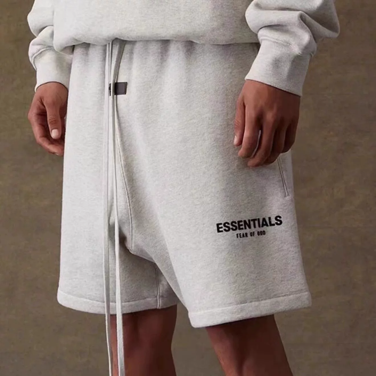 FOG COKR ESSENTIALS American niche high street fashion brand letter pure cotton loose shorts for men and women in summer