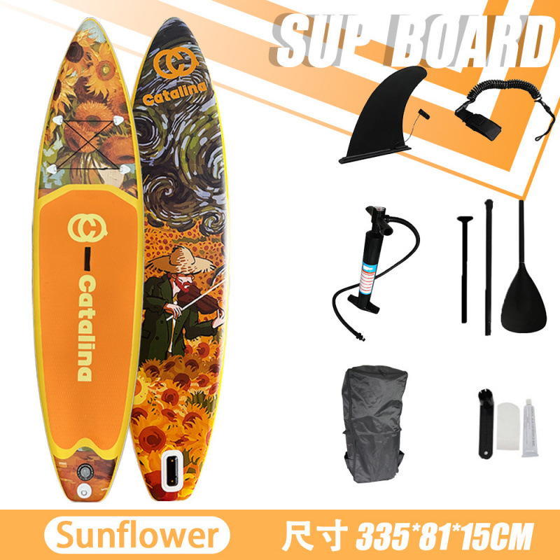 Paddle Board for Beginners, Inflatable Surfboard, Supboard, Outdoor Water Leisure, Yoga Stand-Up Paddle Board, Paddle Board