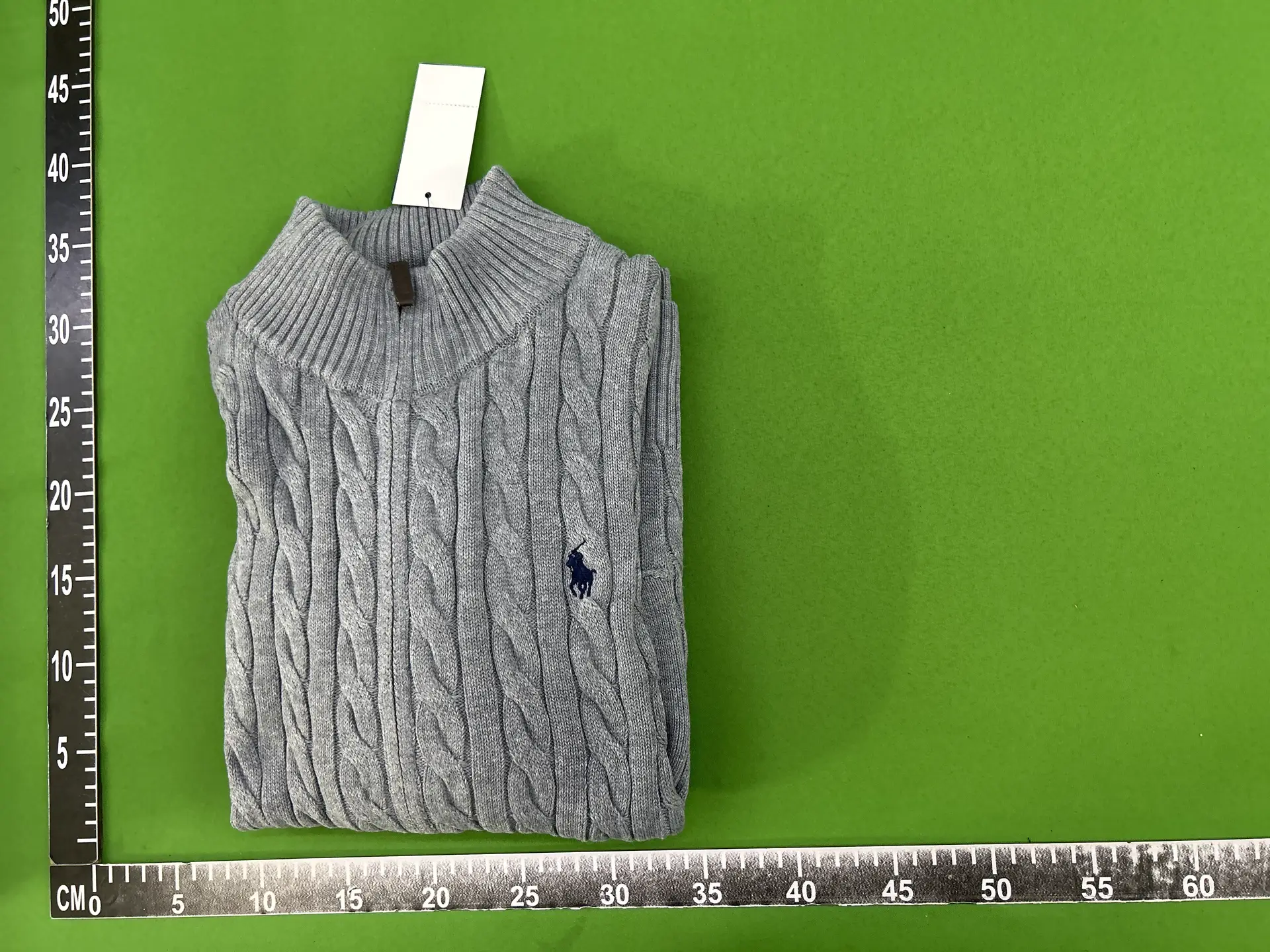 Polo Ralph Lauren Cable Knit Sweater Grey