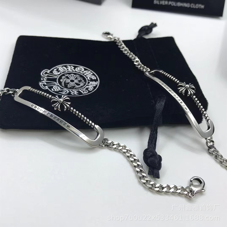 ch Croza new retro stitching cruciform bracelet European and American fashion trend personality female bracelet manufacturers wholesale