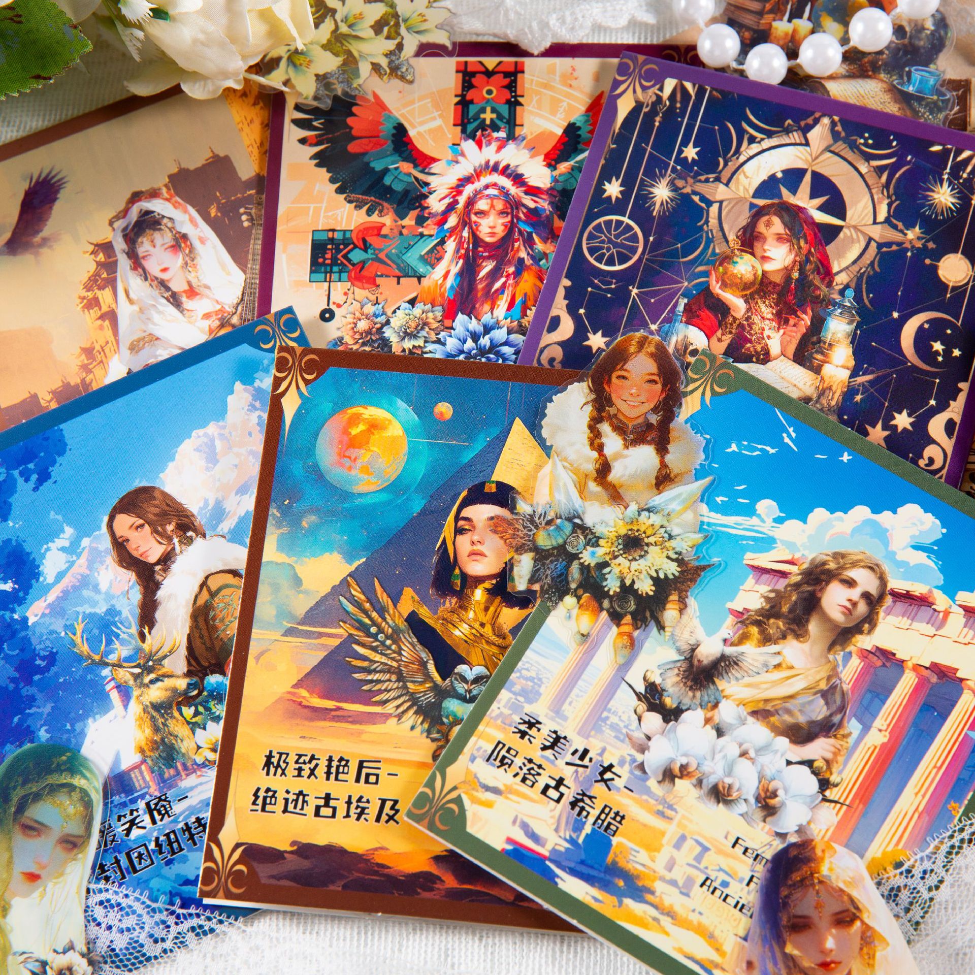 Dark Phantom of the Opera Retro PET Sticker Pack World's Ledger Civilization Series 20 into 6 Players Account Collage