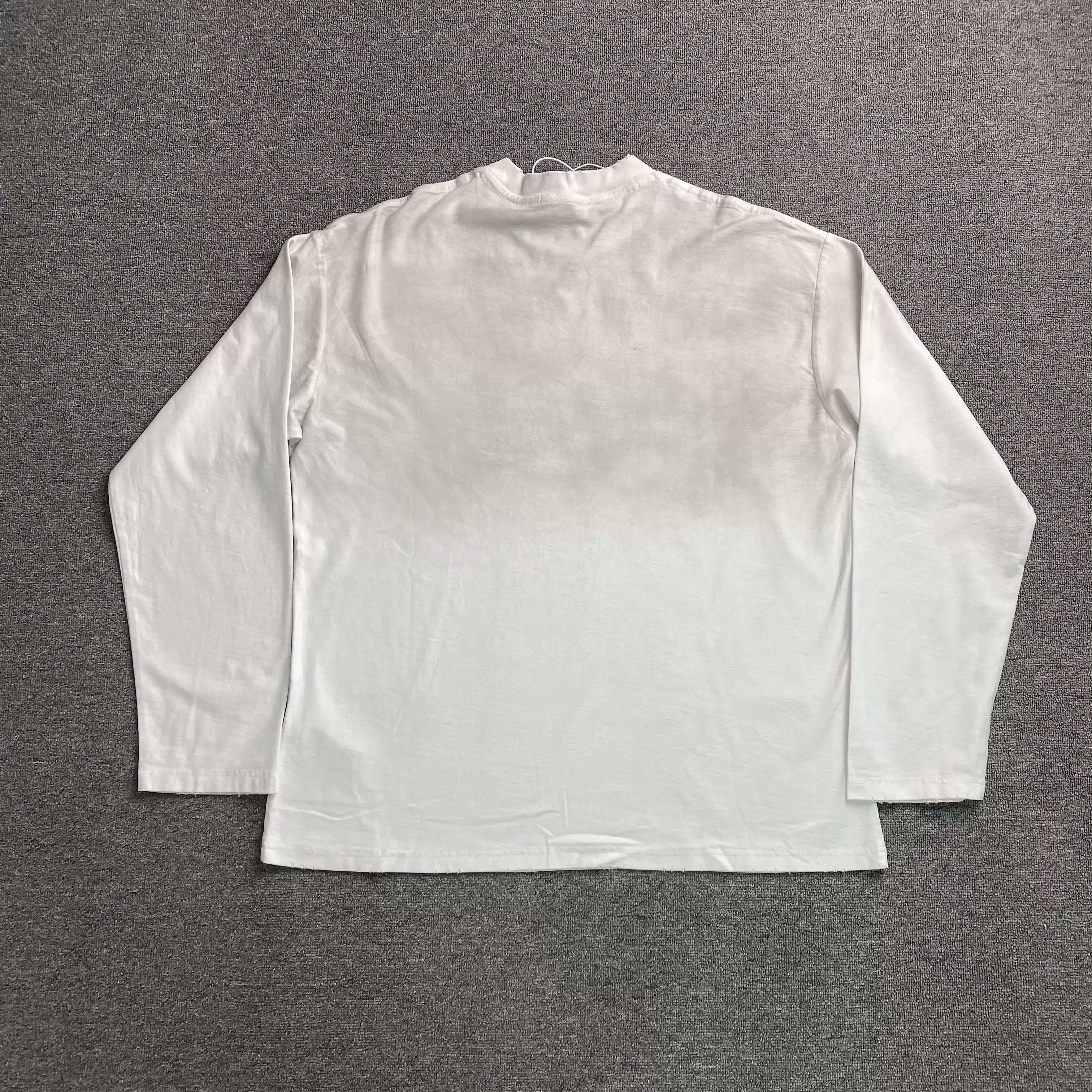 Letter logo printed fashionable casual simple long sleeved T-shirt